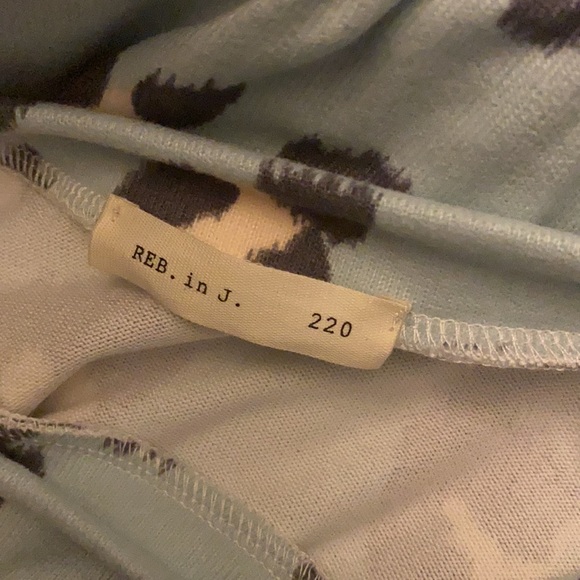 Blue cheetah maxi dress - Picture 5 of 6